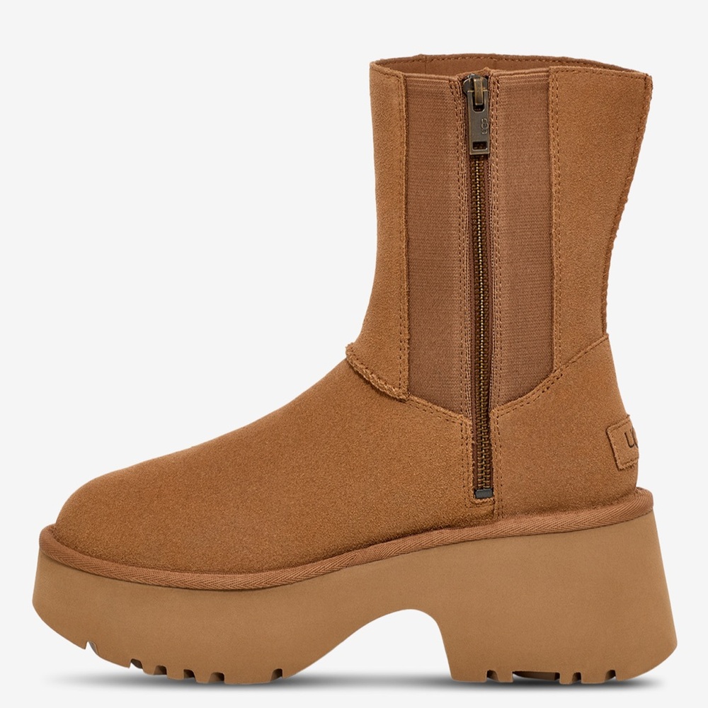New-UGG Women's chestnut Classic Twin Seam